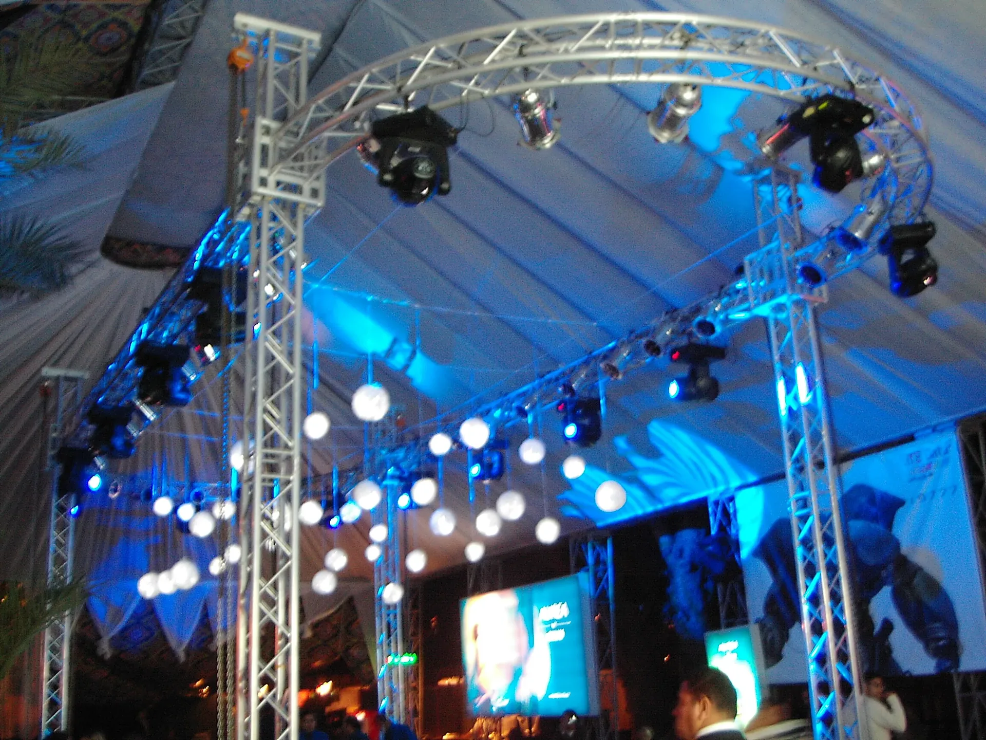 Professional exhibition lighting structure