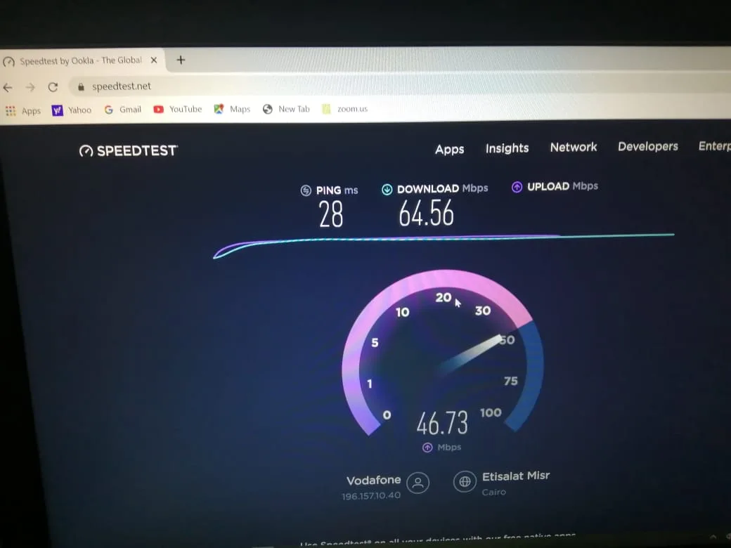 Internet speed and connectivity monitoring for online conference