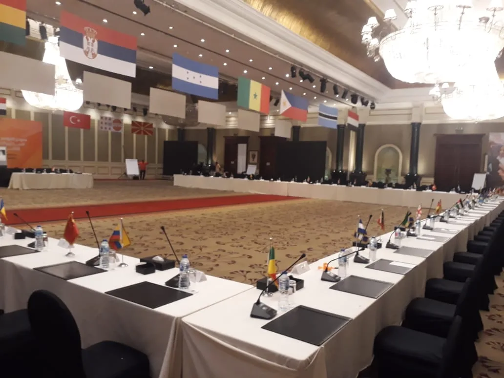 Professional conference technology setup by Hyper Sonic Egypt