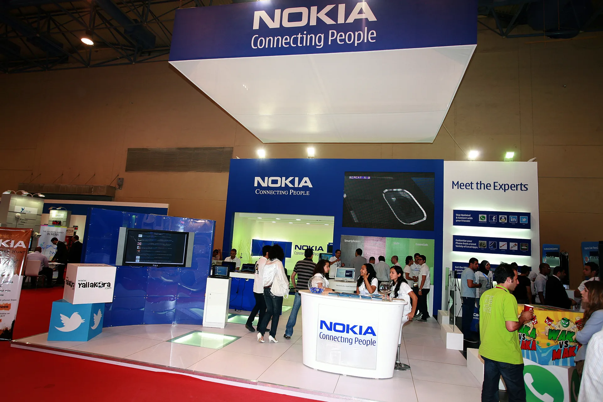 Exhibition technology booth by Hyper Sonic Egypt