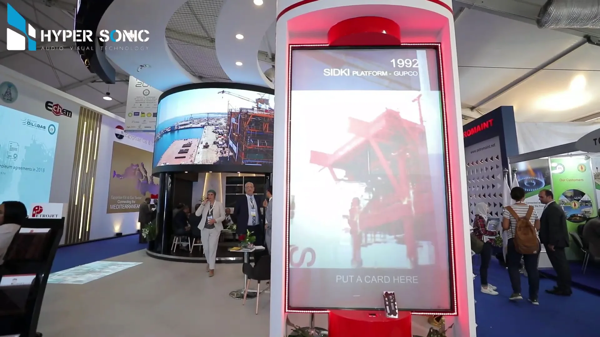 Interactive technology installation Egypt