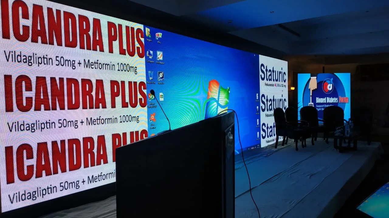 Large LED wall installation by Hyper Sonic Egypt