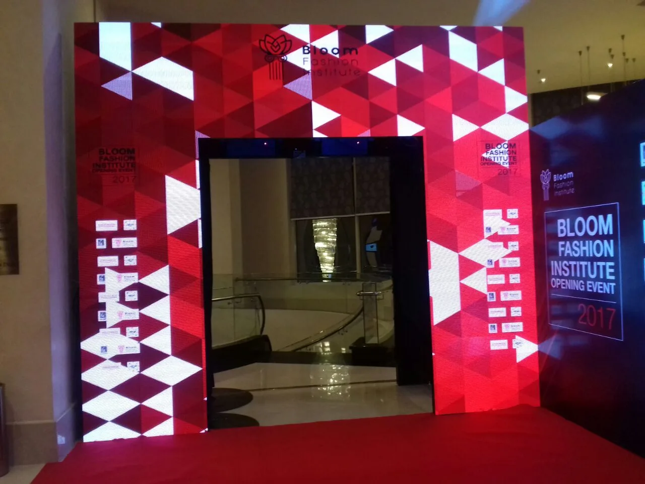 Indoor LED screen project in Egypt