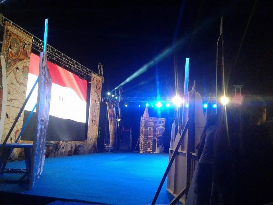 Corporate event LED display Egypt