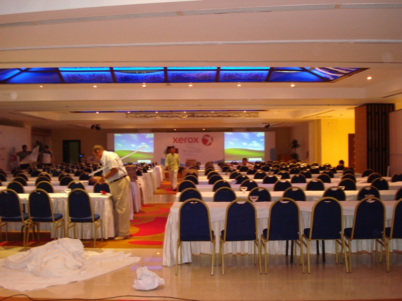 Xerox Egypt corporate conference featuring projection systems and professional sound solutions by Hyper Sonic Egypt.